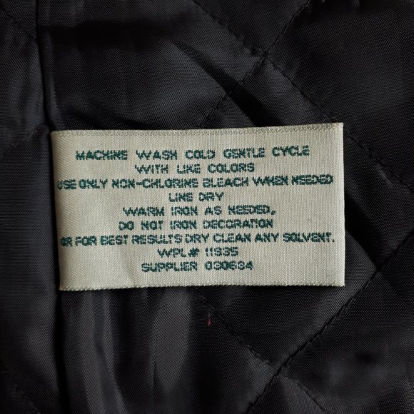 St. John's Bay Black Light-wash Denim Brown Faux Fur Trim Vest - Picture 13 of 14